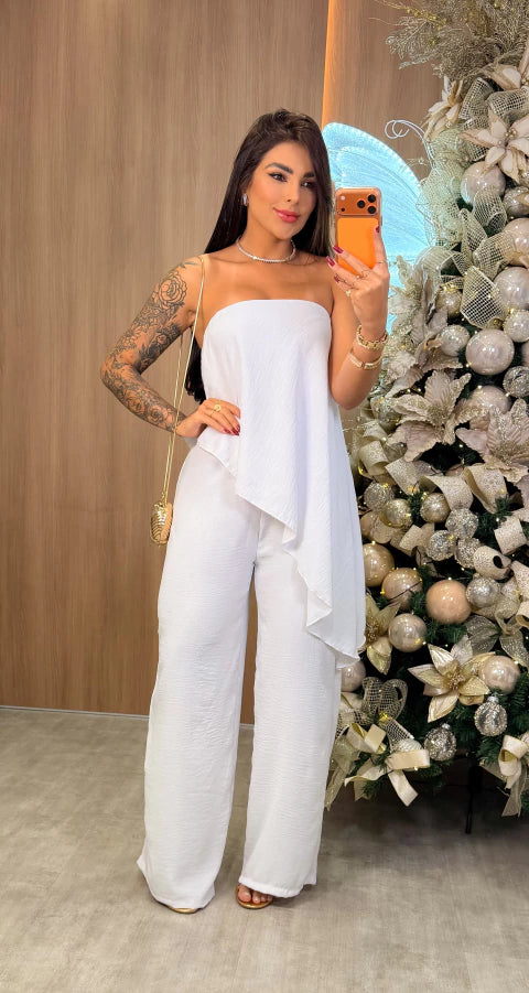 Macacão Atena - Branco