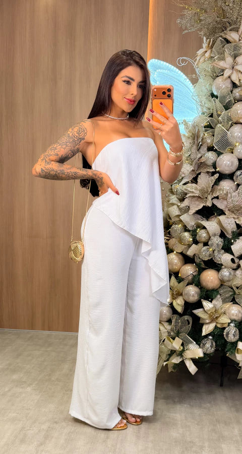 Macacão Atena - Branco