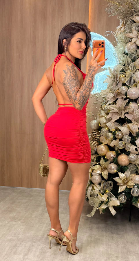 Vestido Serena - Vermelho