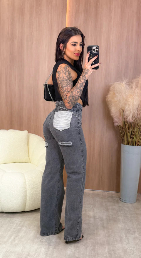 Calça Wide Leg - Taina