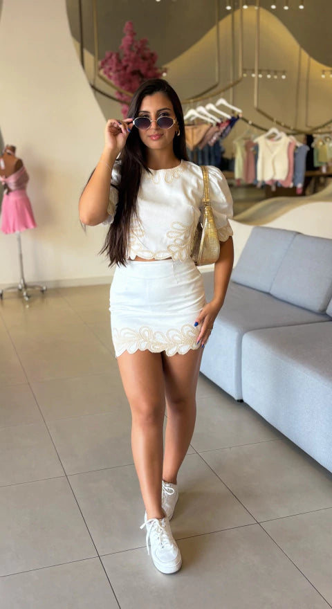 Conjunto Rayane - Off White