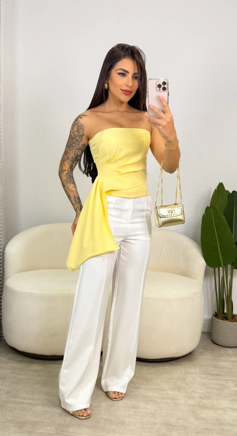 Blusa Lary - Amarelo