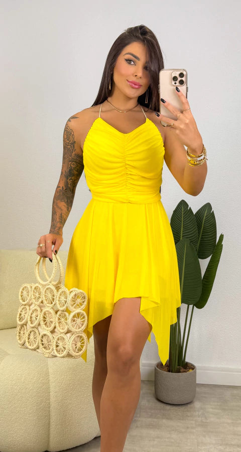 Macaquinho Nicole - Amarelo