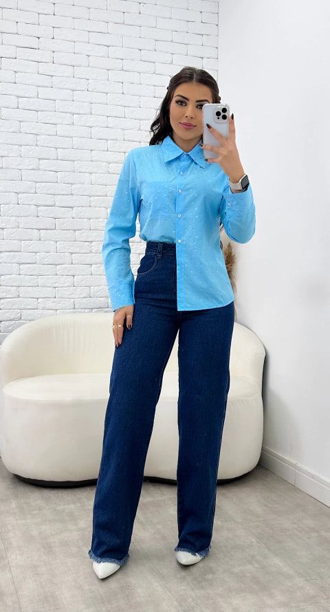 Camisa Strass Cida - todas as cores aqui
