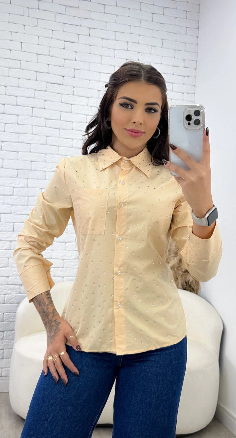 Camisa Strass Cida - todas as cores aqui