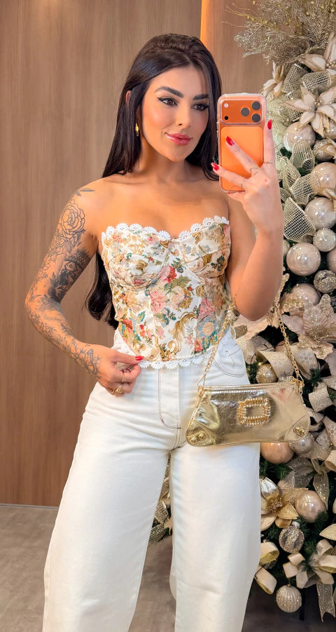 Corset Margarida Estampa 1