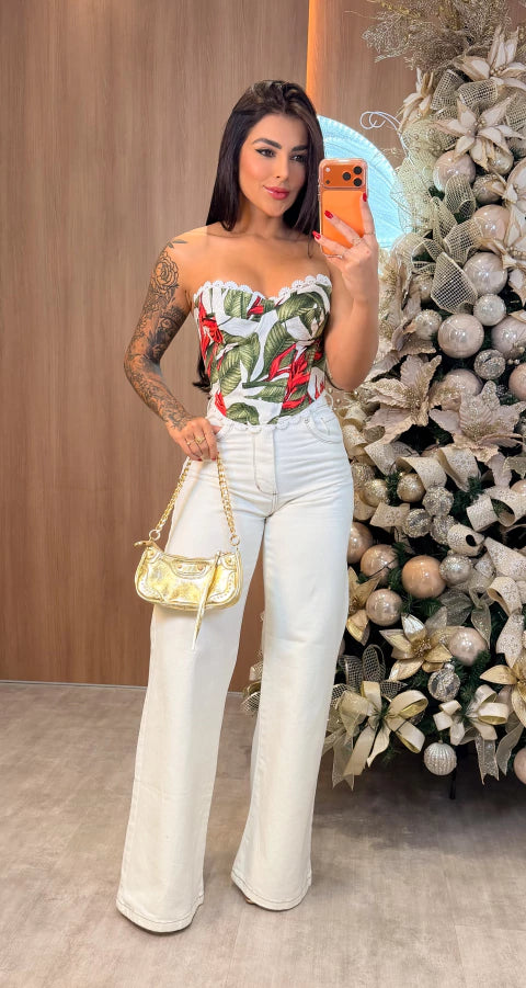 Corset Margarida Estampa 2