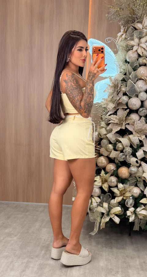 Conjunto Merlía - Amarelo