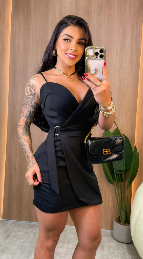 Vestido Helena - Preto