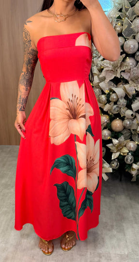 Vestido Juliana - Vermelho