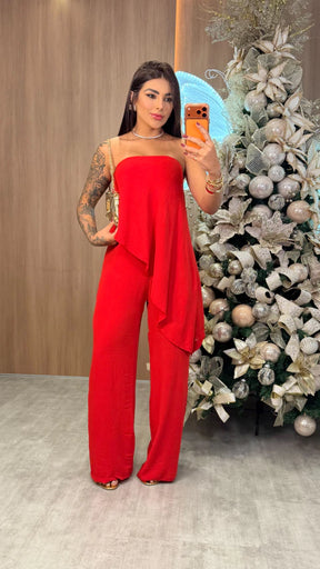 Macacão Atena - Vermelho