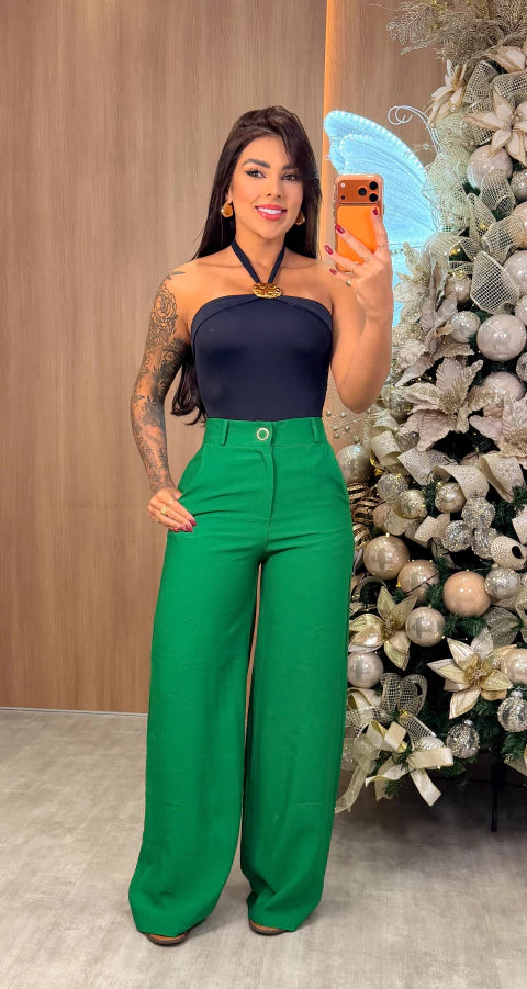 Calça Alfaiataria Ivy - Verde