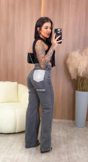 Calça Wide Leg - Taina