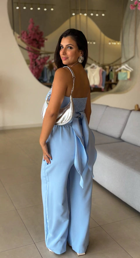 Conjunto Alfaiataria Emanuelly - Azul