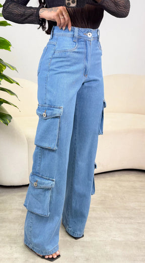 Calça Jeans Cargo Erika