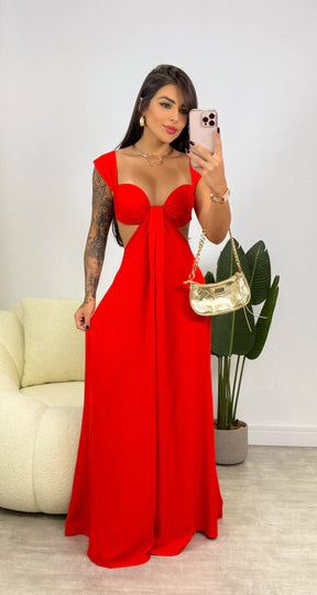 Macacão Giana - Vermelho