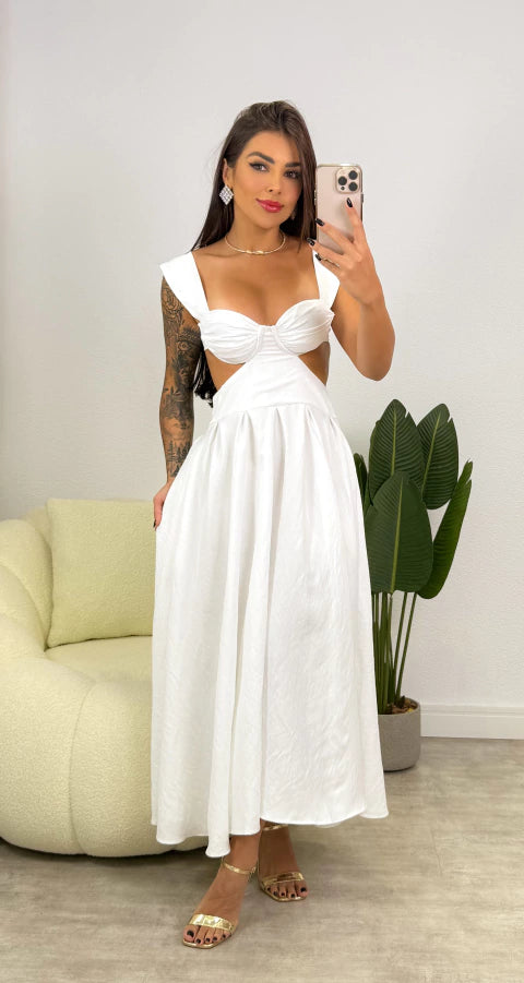 Vestido Alessandra - Branco
