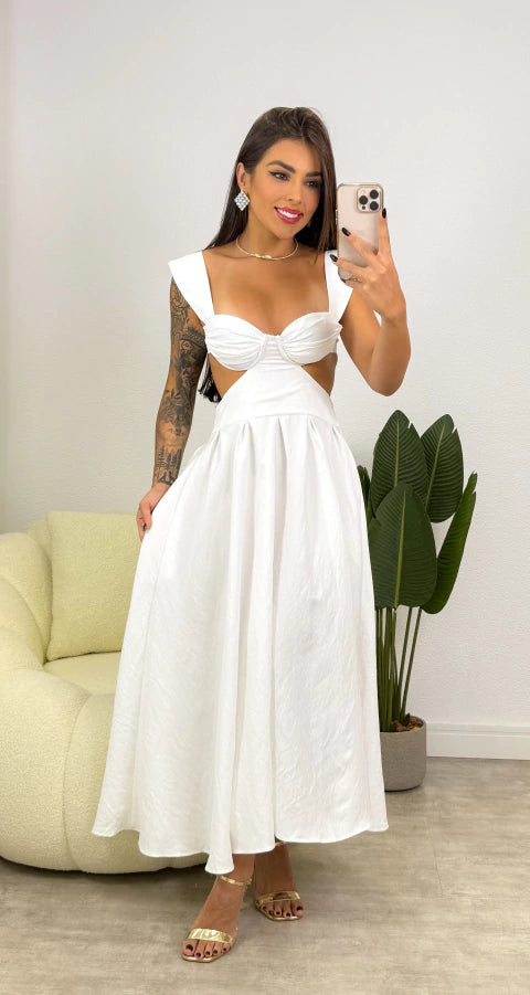 Vestido Alessandra - Branco