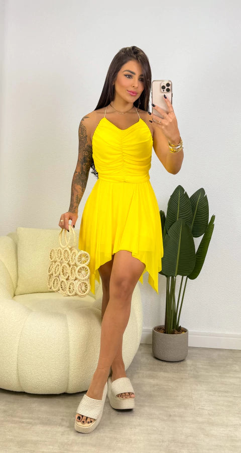 Macaquinho Nicole - Amarelo