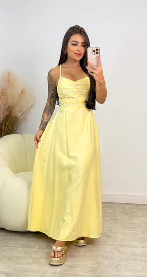 Vestido Nora - Amarelo