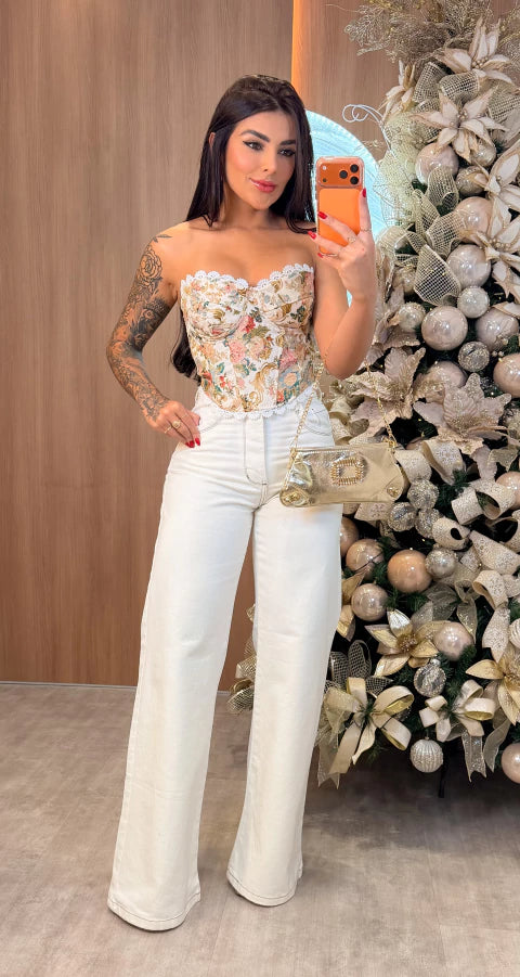 Corset Margarida Estampa 1