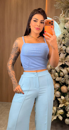 Cropped Sophia Azul