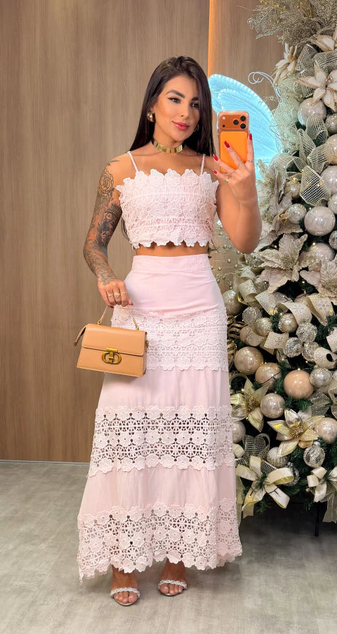 Conjunto Stefany - Rosa