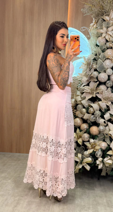 Conjunto Stefany - Rosa