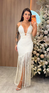 Vestido Franja Polly - OFF