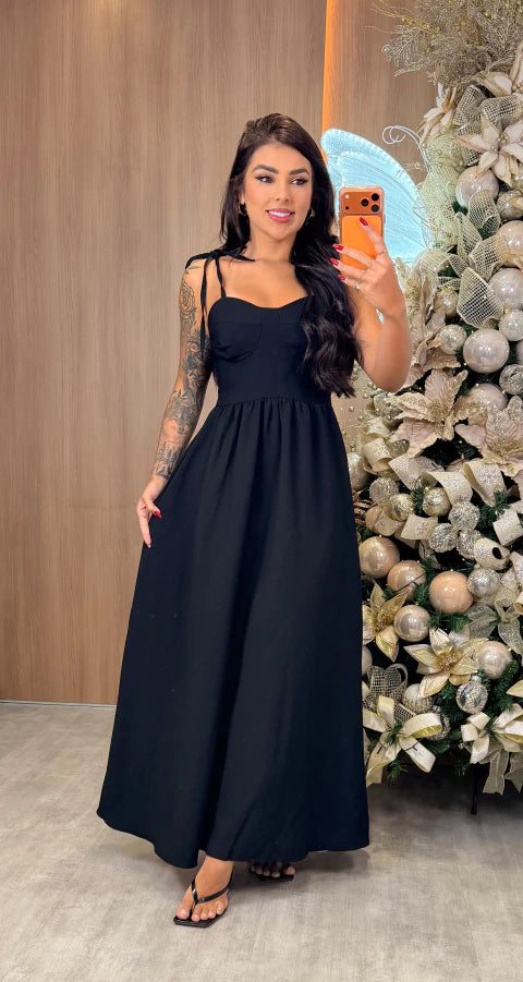 Vestido Agata - Preto