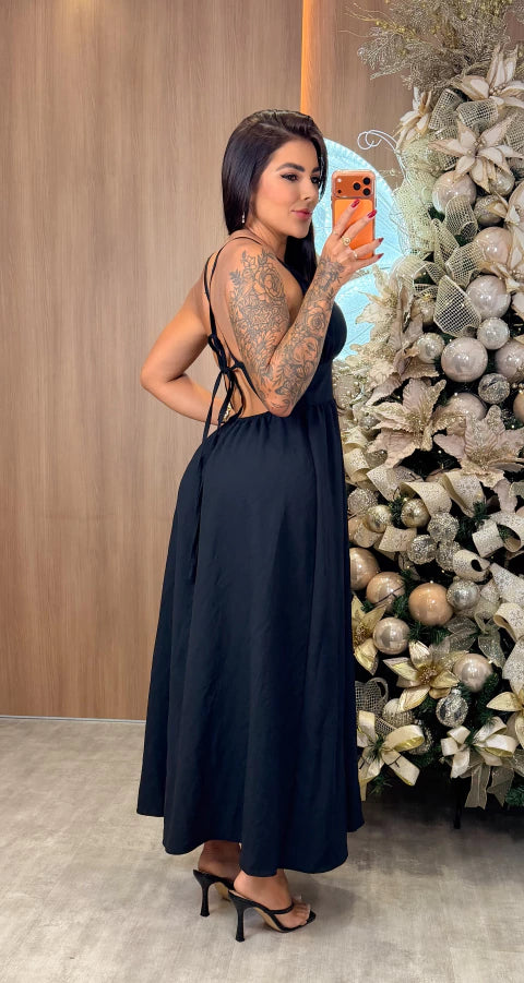 Vestido Débora- Preto
