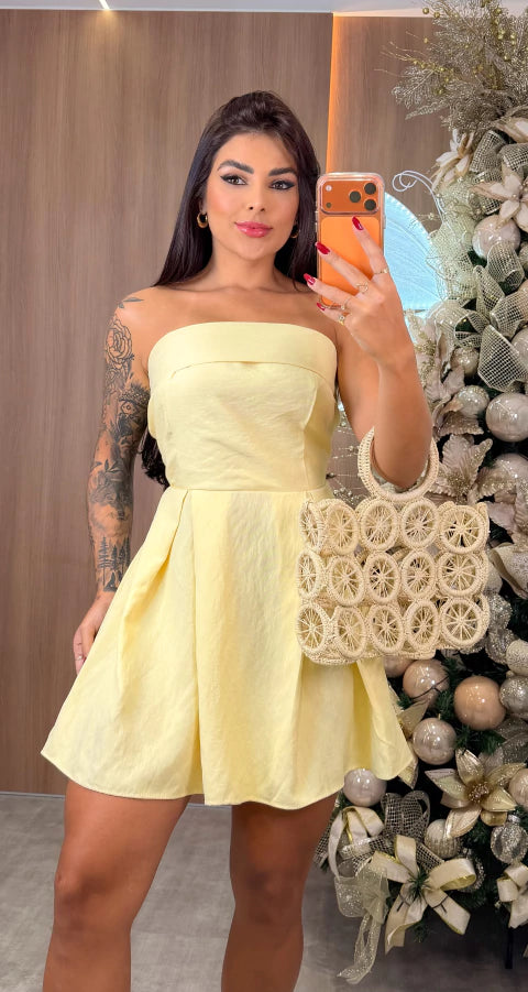 Vestido Jennifer- Amarelo