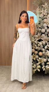 Vestido Junia - Branco