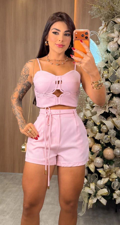 Conjunto Suelen - Rosa