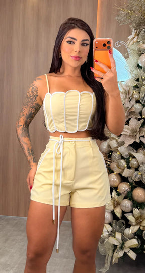 Conjunto Merlía - Amarelo